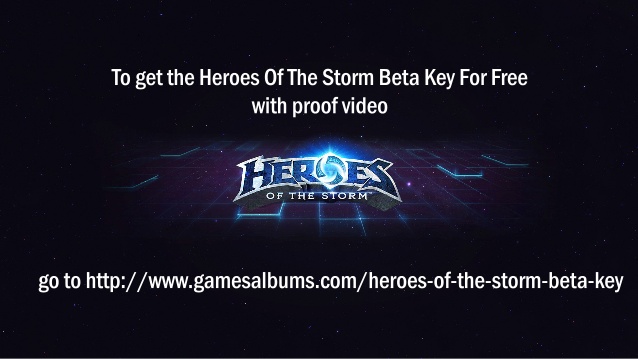 Beta key heroes of the storm generator 2017